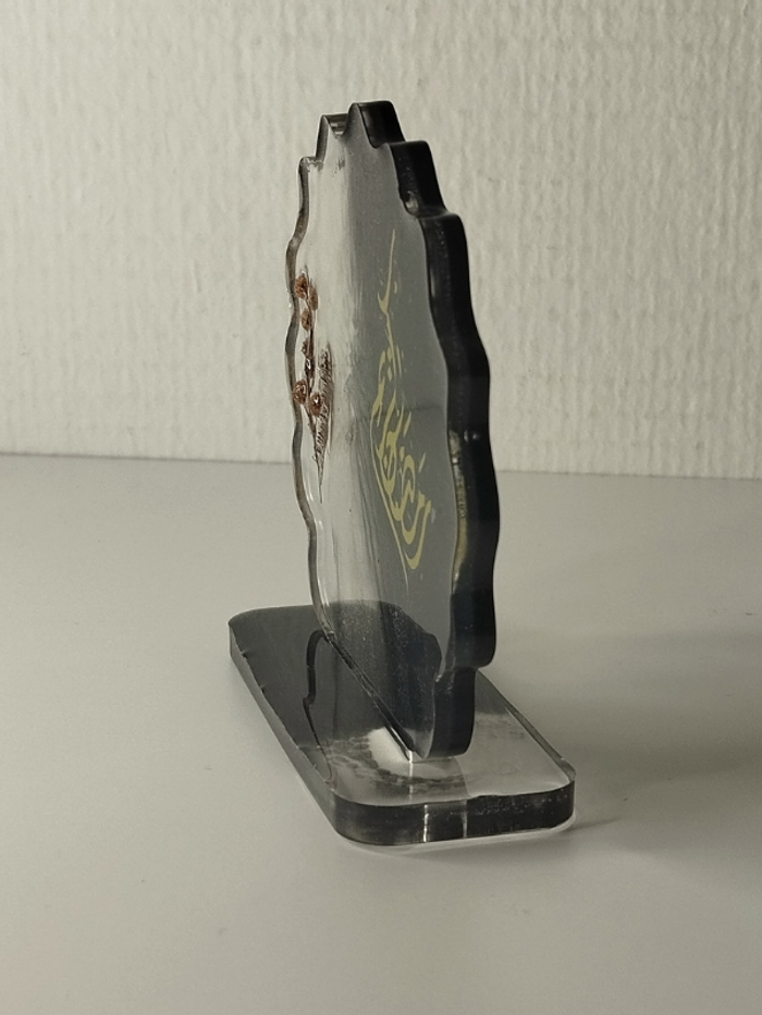 idée cadeau ornement bureau coiffeuse couvre tasse en résine abr030 - photo numéro 3