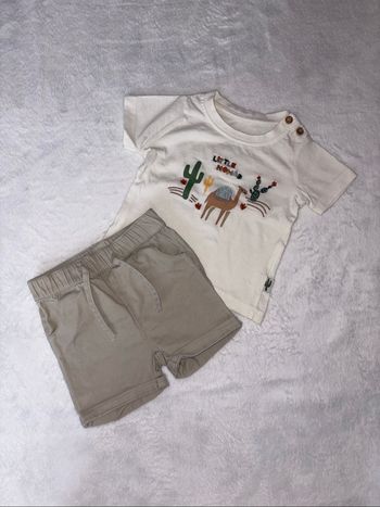 ensemble short & t-shirt safari