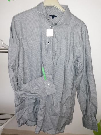 Chemise cintrée homme manches longues