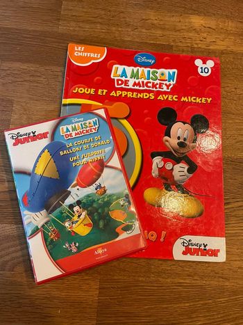 Livre Disney Junior La maison de Mickey Numero 10 avec le DVD Numéro 10