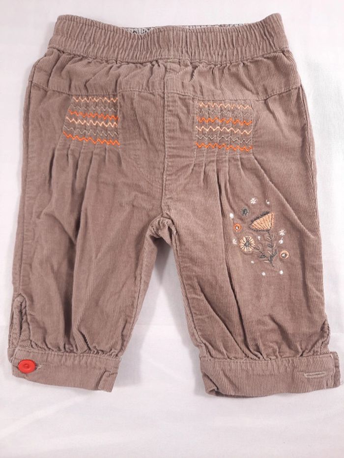Lot de 4 pantalons fille, 6 mois, plusieurs marques - photo numéro 5