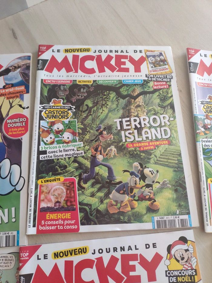 Lot de 9 nouveau journal de Mickey du 3670 au 3678 - photo numéro 3