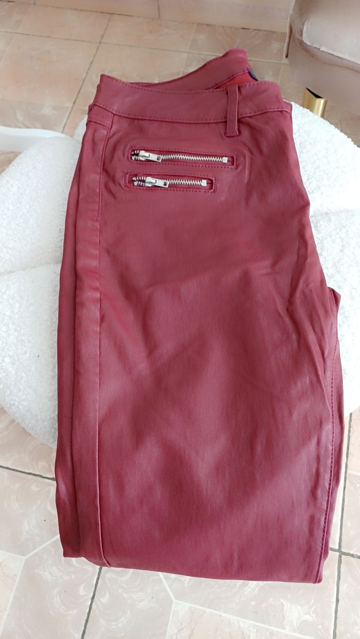 Pantalon semi cuir - photo numéro 4