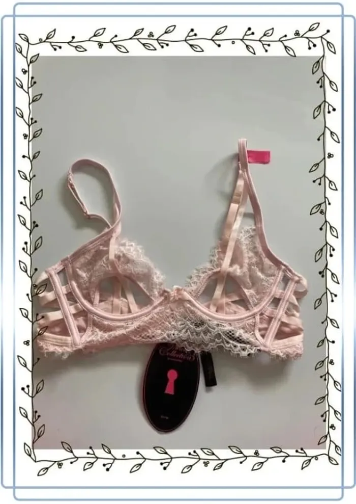 Soutien gorge rose Hunke moller, neuf avec étiquette, taille 90A, valeur 34,99€