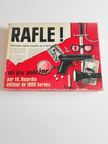 Rafle!  Jeu policier Dujardin complet 