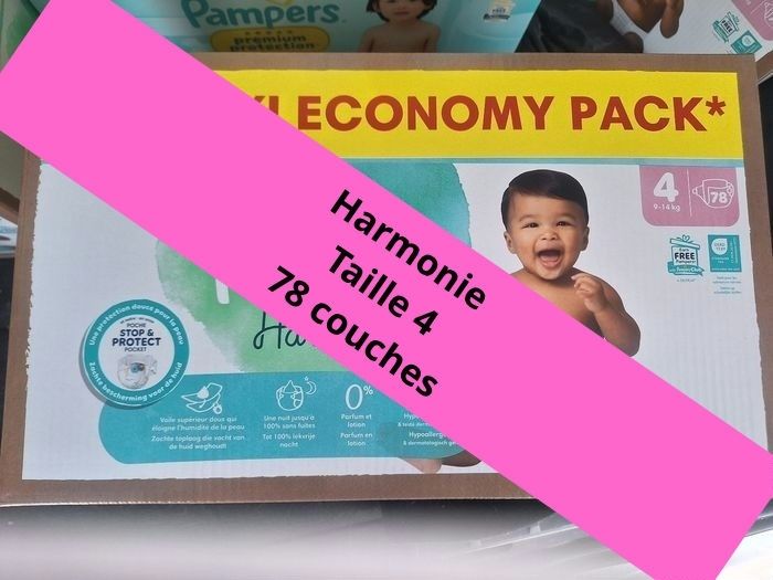 Pampers taille 4 harmonie