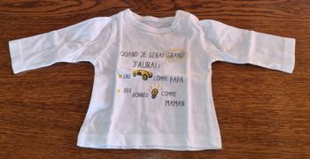 T-shirt 1 mois