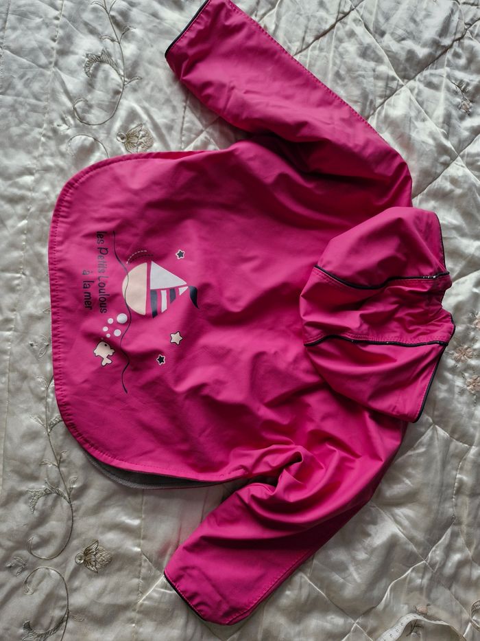 Superbe veste-poncho imperméable et polaire - photo numéro 8