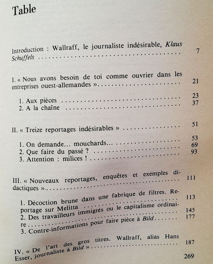 Gunter Wallraff - le journaliste indésirable cahiers libres 334 - photo numéro 10