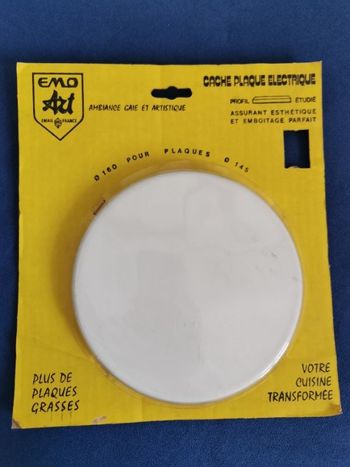 Cache plaque électrique diamètre 16 cm