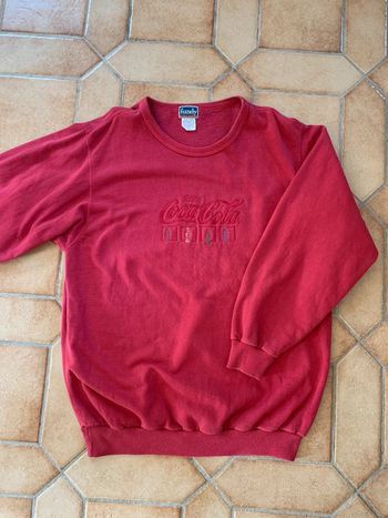 RARE Pull sweat Crewneck Coca Cola année 80’s vintage Fundy made in Canada