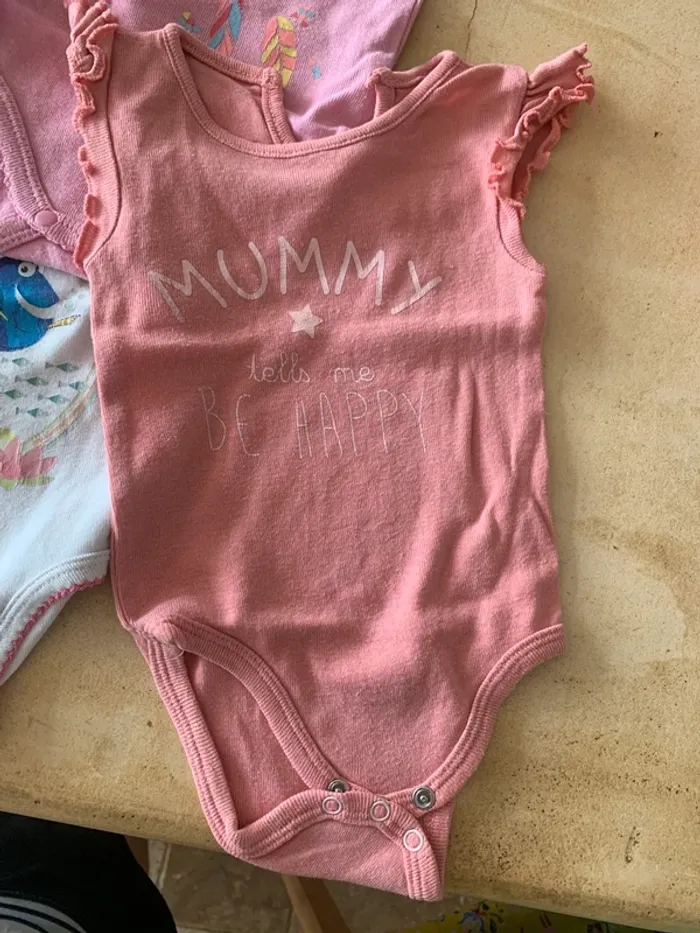 Gros lot 9 bodys fille 3 mois été - photo numéro 2