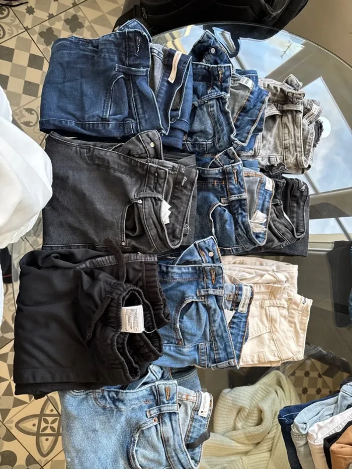 Lot de 10 jeans/survet taille 34