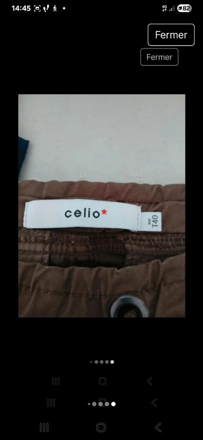 Pantalon homme Taille 40 marque Celio - photo numéro 6