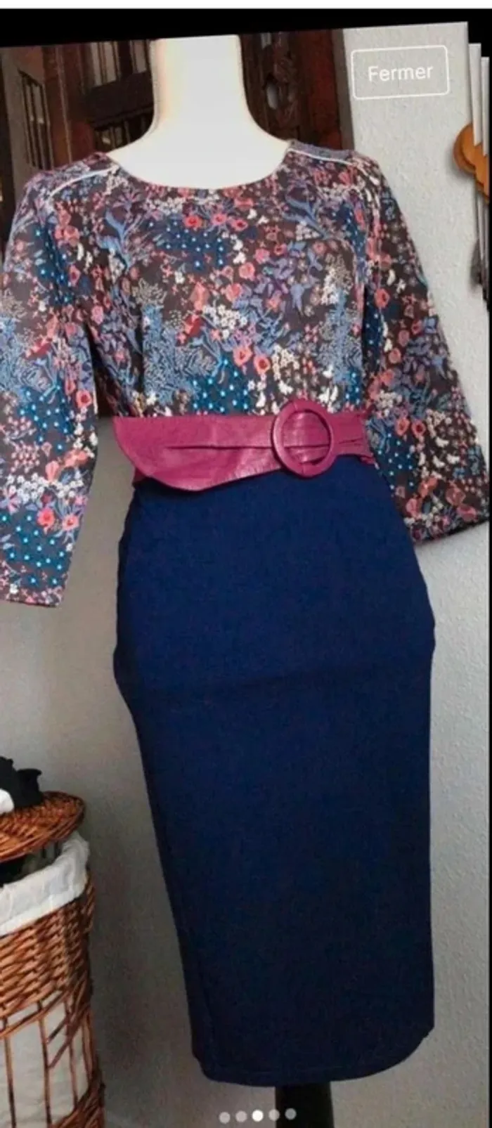 Blouse  fleurie  36 - photo numéro 8