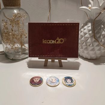3 médailles kioon 20 ans + écrin