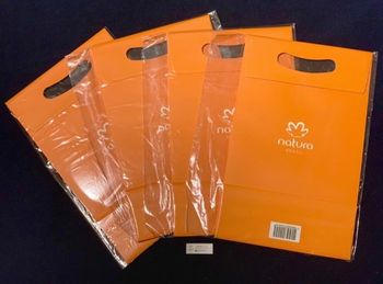 Lot 4 sacs papier emballage Natura Brasil