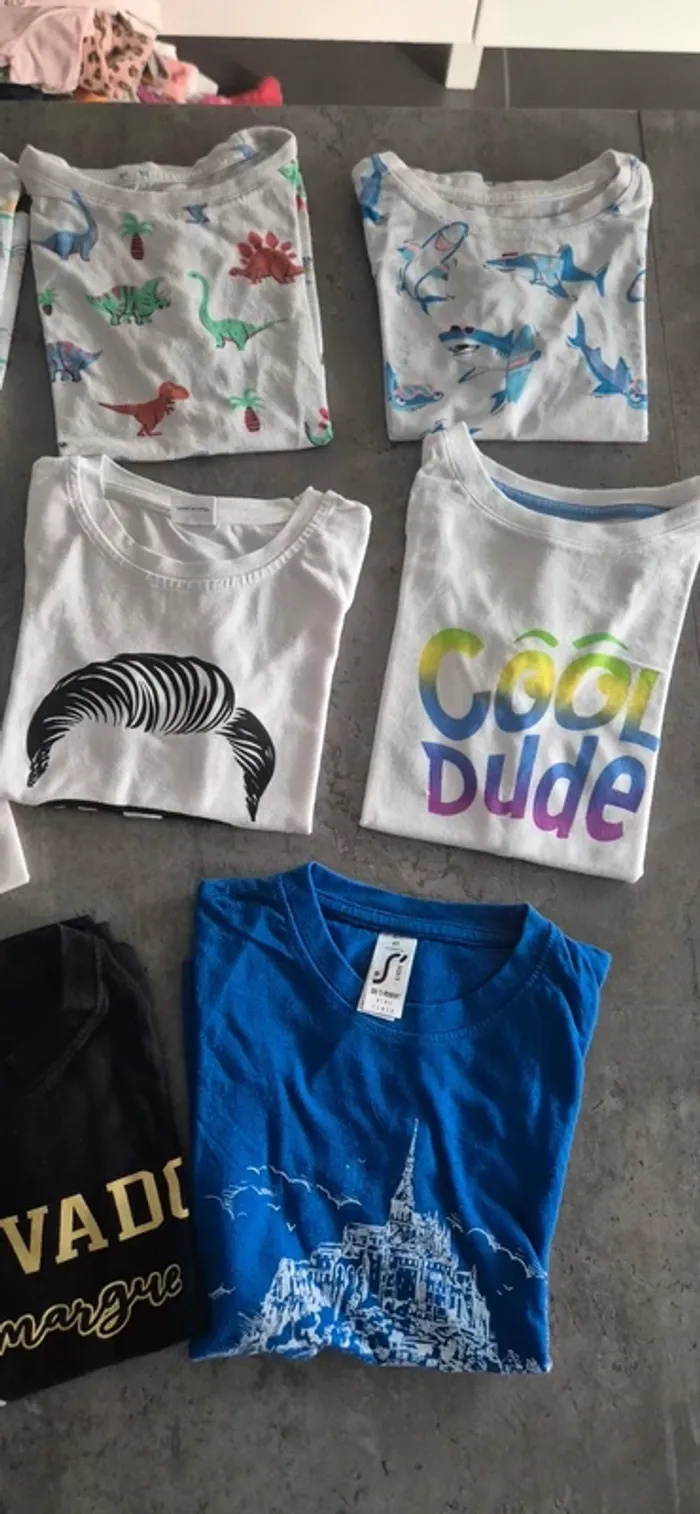 Lot de 8 tee shirt garcon - photo numéro 3