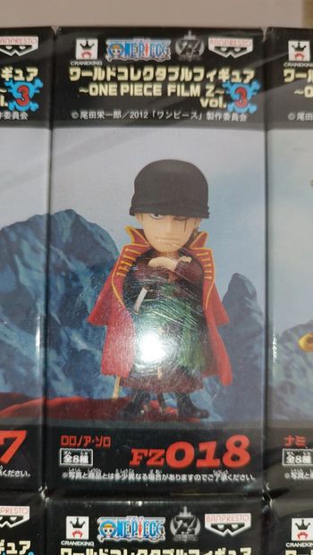 Figurine One Piece WCF World Collectable Figure Zoro Film Z vol 3