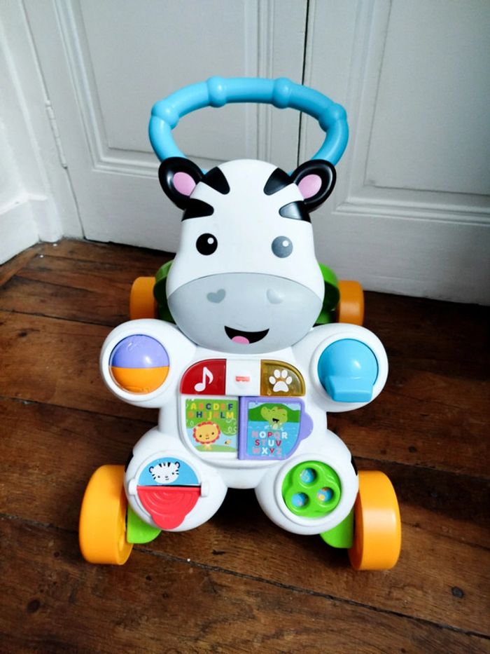 Fisher Price Trotteur Jouet BÃ©bÃ© Mon Trotteur Zèbre Parlant La