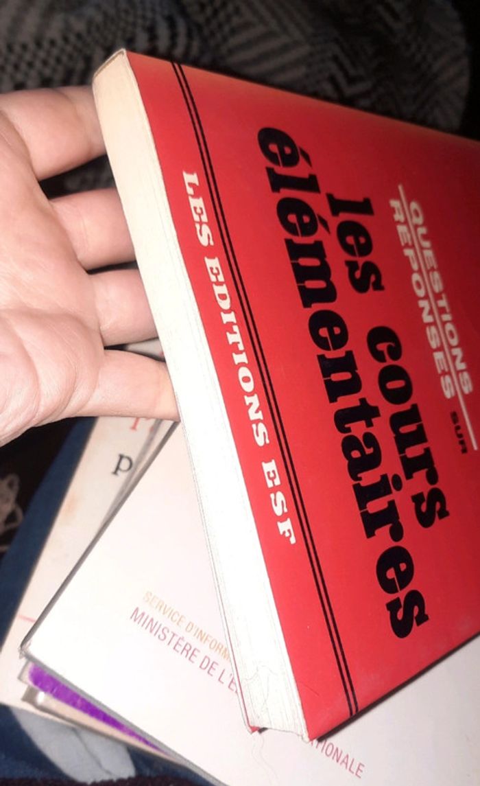 Livre les cours élémentaires pr l - photo numéro 3