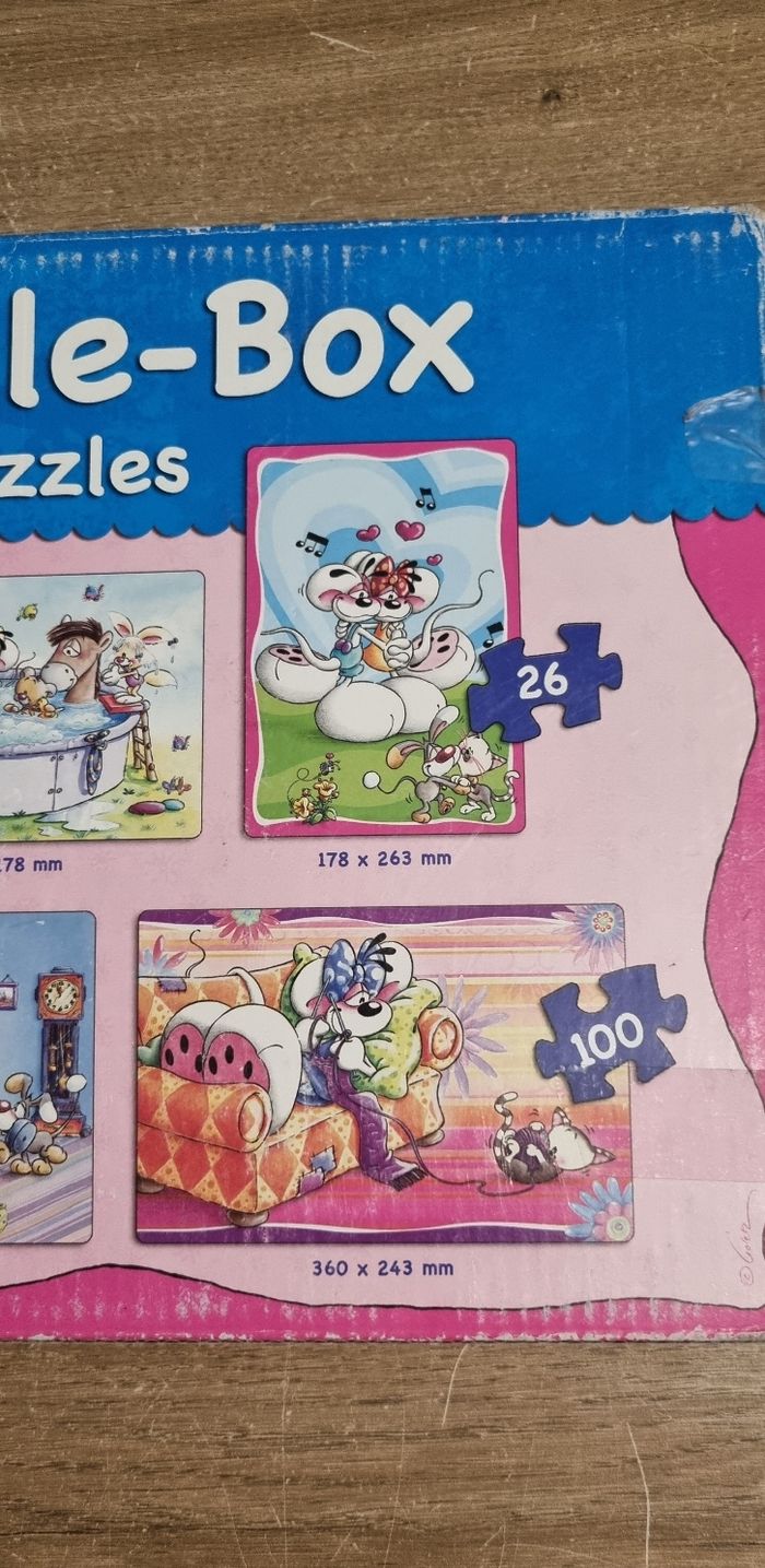 Puzzle box Diddl - 4 puzzles - photo numéro 5
