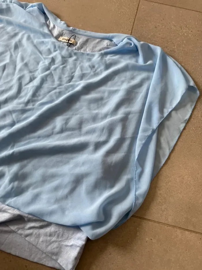Haut bleu sans manches Inspee, taille XXL, neuf avec étiquette - photo numéro 2