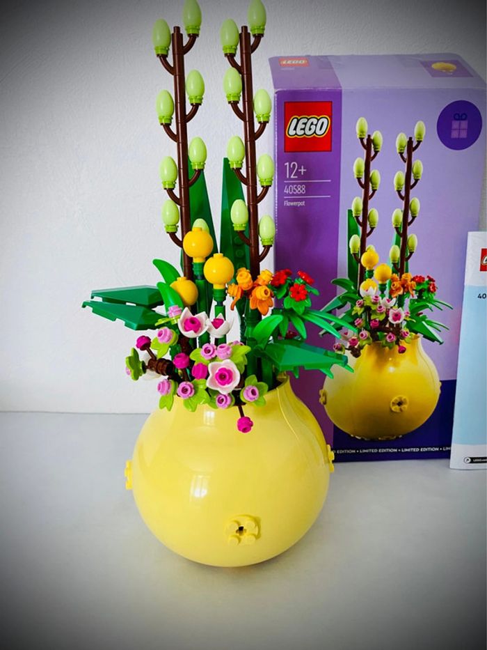 LEGO 40588 - Le Pot de Fleurs - Complet avec Boîte et Notice - photo numéro 3