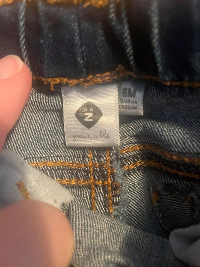 Lot de pantalons/jeans bébé 6 mois - photo numéro 6