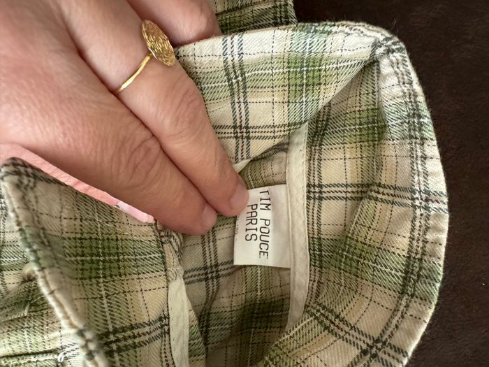 Chemise à carreaux vert - photo numéro 2