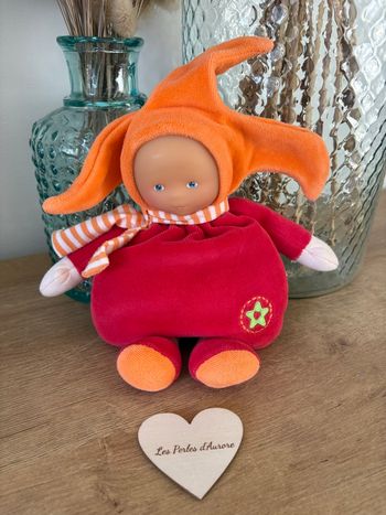 Lutin corolle orange rouge
