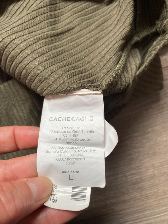 T-shirt Cache Cache taille L - photo numéro 3