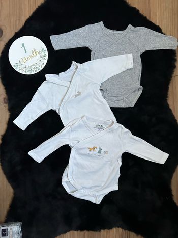 Lot 3 bodies manches longues