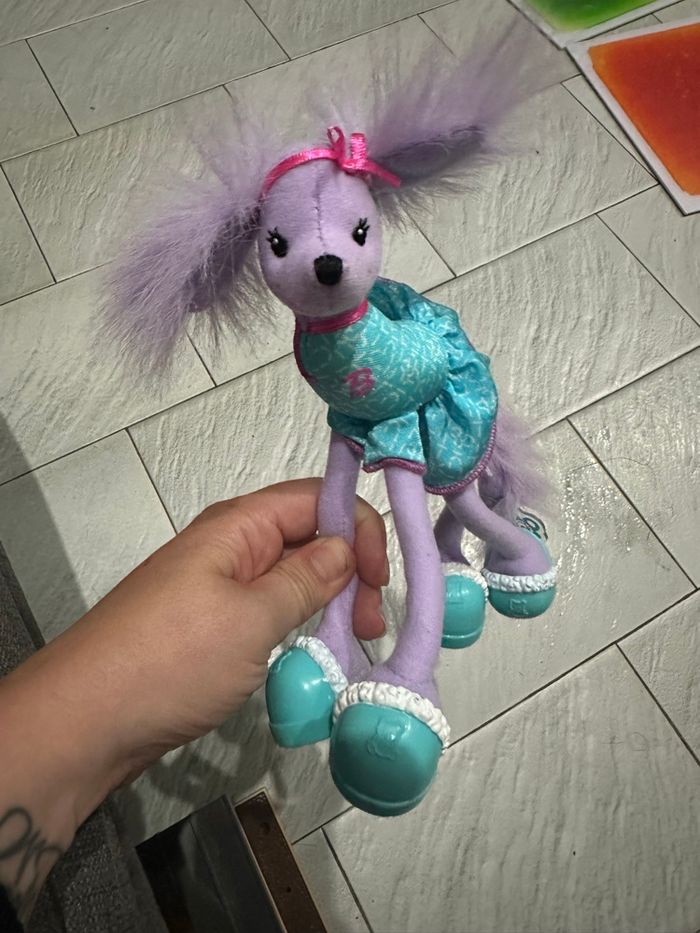 Peluche articulée chien barbie vintage - photo numéro 1