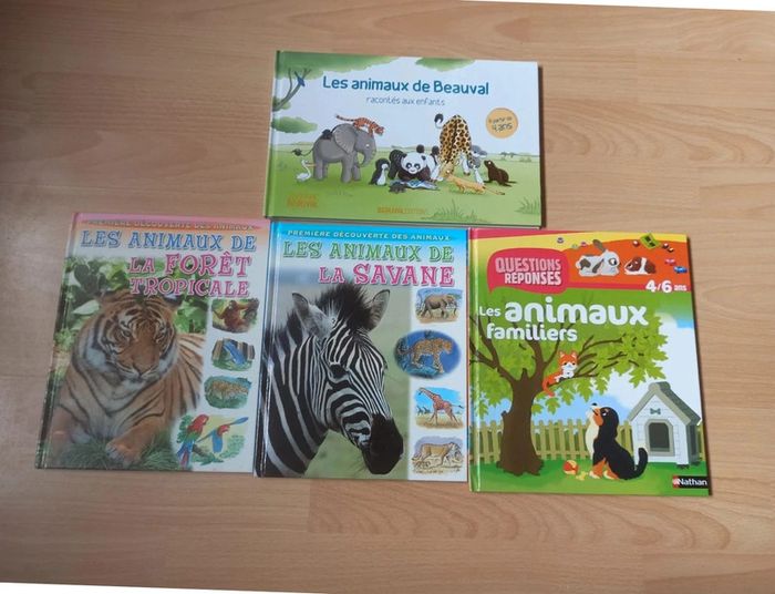 Lot 5 livres sur les animaux 🛑