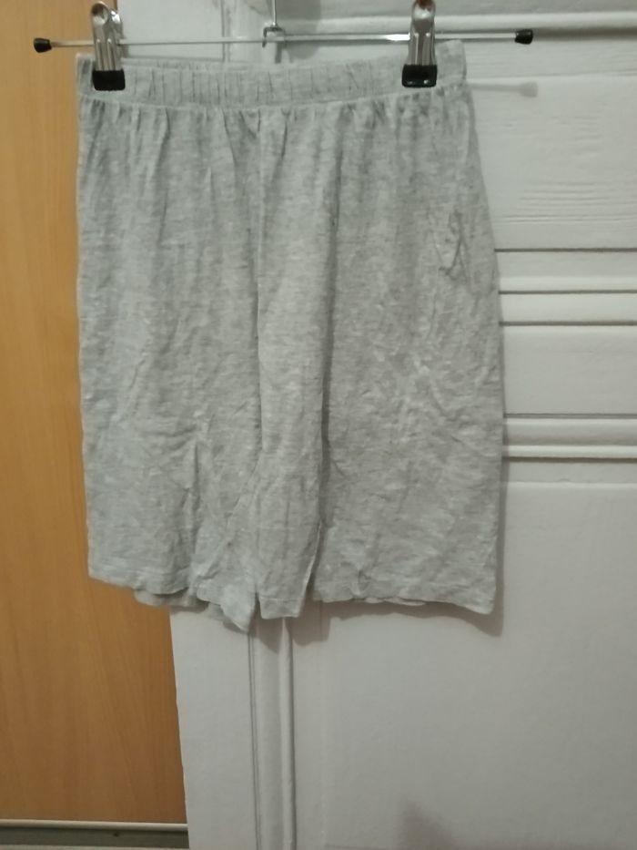 Pyjashort tissaia gris clair et multicolore - photo numéro 4