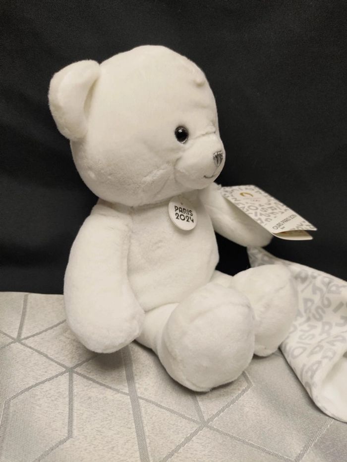 Doudou ours blanc officiel JO Paris 2024 – Collection - photo numéro 6