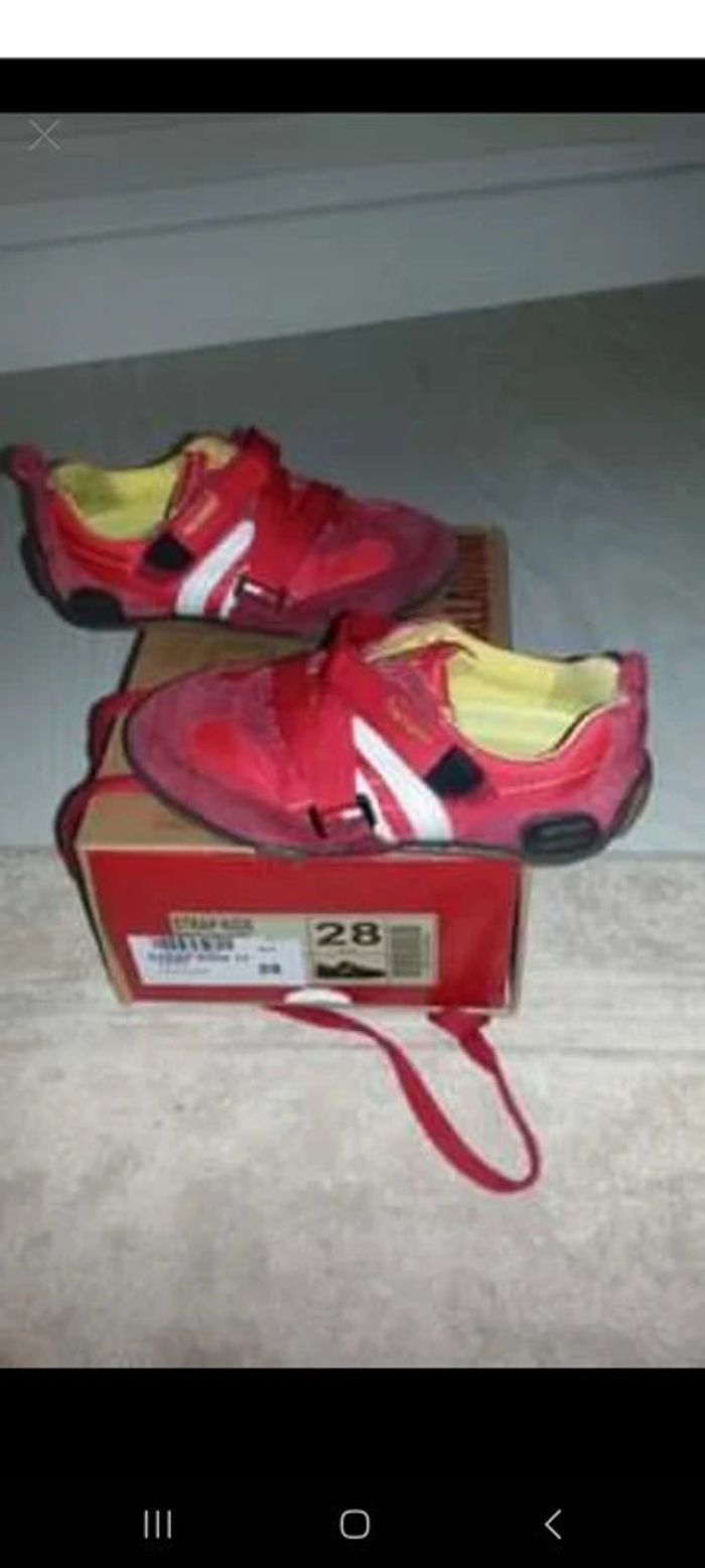 Baskets Palladium Strap Kids rouge Taille 28 - photo numéro 3