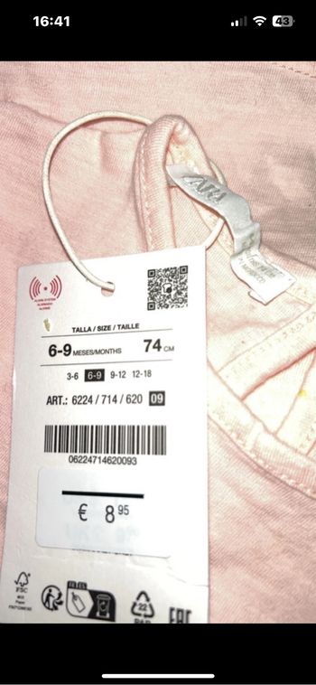 Teeshirt neuf Zara
