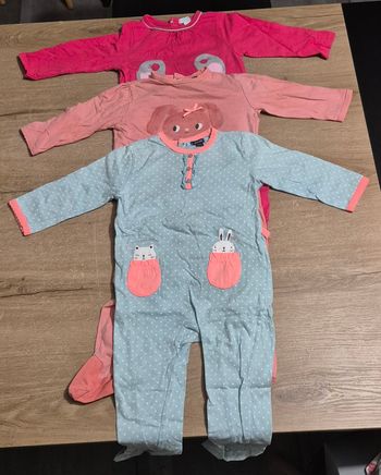 Lot pyjamas coton 18 mois 