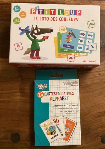 Deux jeux éducatifs dès 3 ans