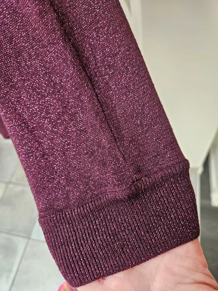 Cassis pull pailleté épaules nues taille XL - photo numéro 5