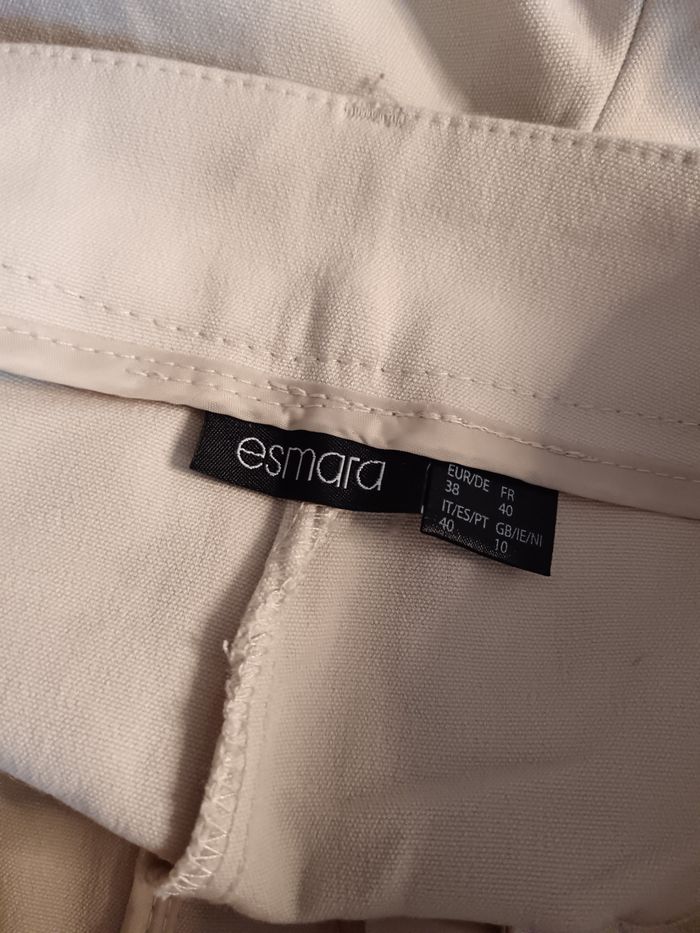 Pantalon droit  crème esmara - photo numéro 3