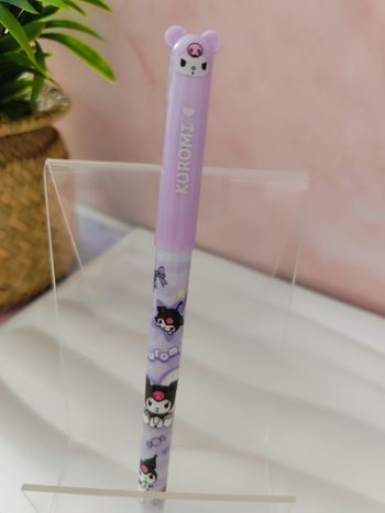stylo effaçable sanrio kawaii kuromi 