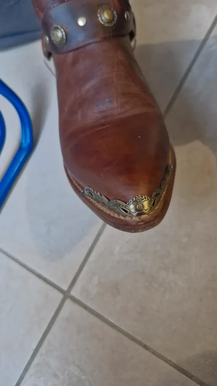 Bottes américaine taille 39 marron - photo numéro 9