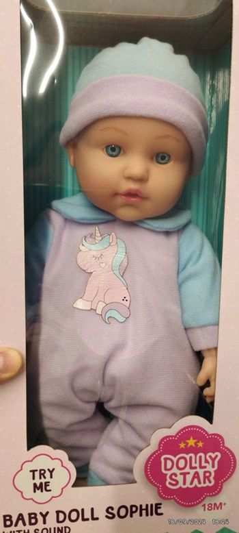 Poupée dolly star Sophie qui parle