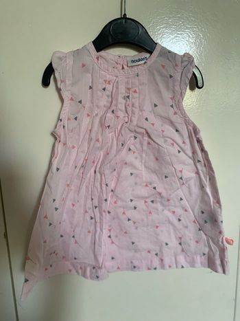 Robe rose été 3 mois