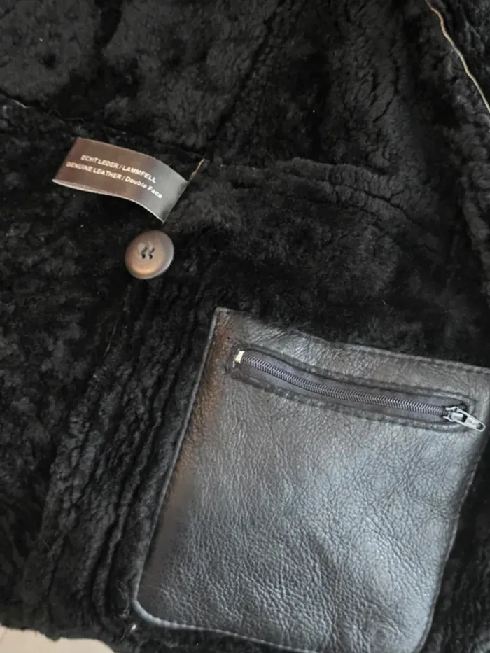 Manteau en cuir véritable - photo numéro 5