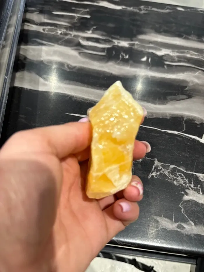 Pierre calcite orange - photo numéro 2