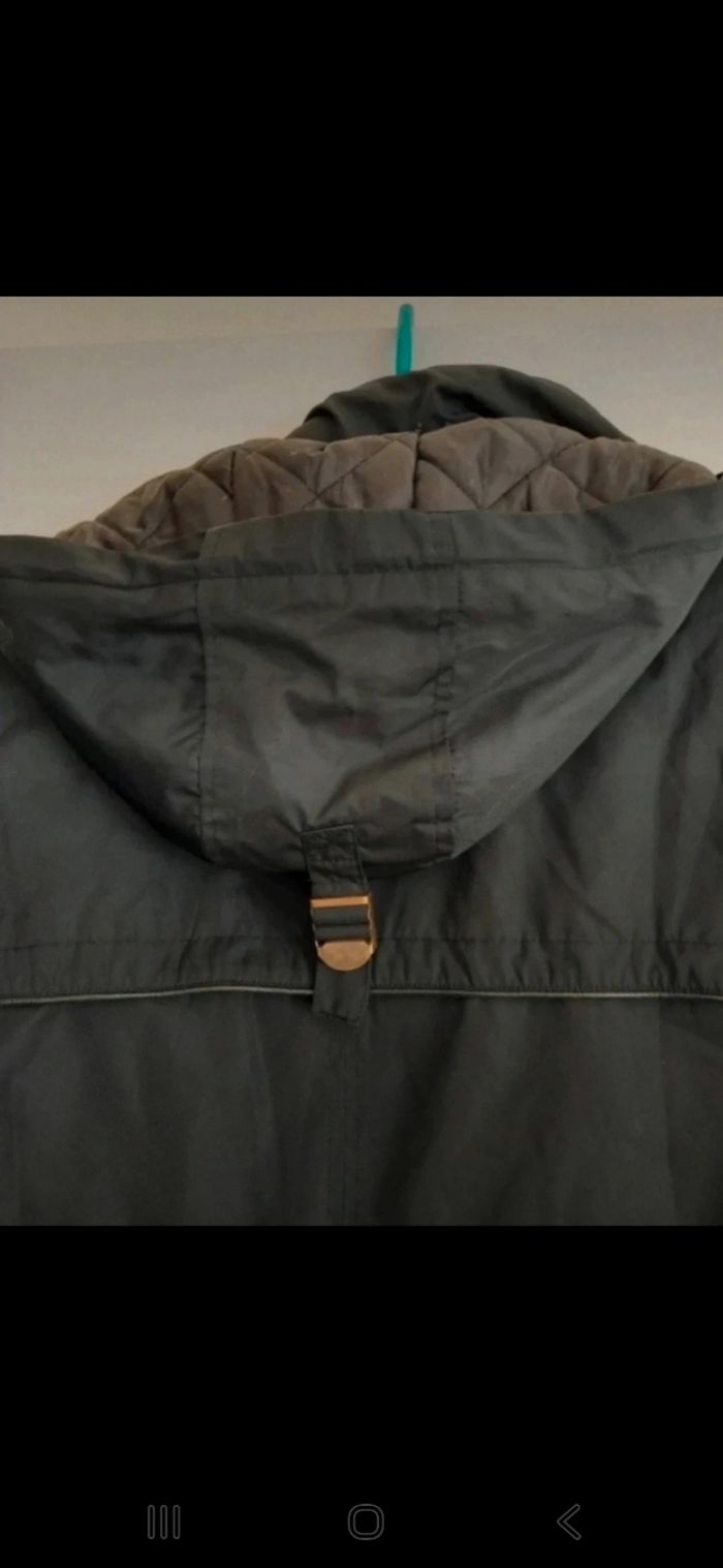 Parka noire femme avec poches et capuche taille S deluxe women - photo numéro 6